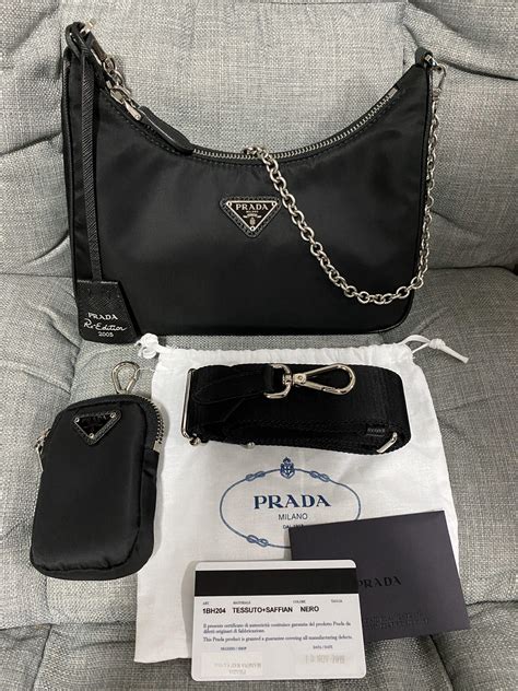 prada dark green nylon|Prada re nylon shoulder bag.